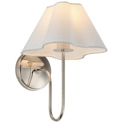 Maxim Saxon 14 1/2" High Polished Nickel 1-light Wall Sconce