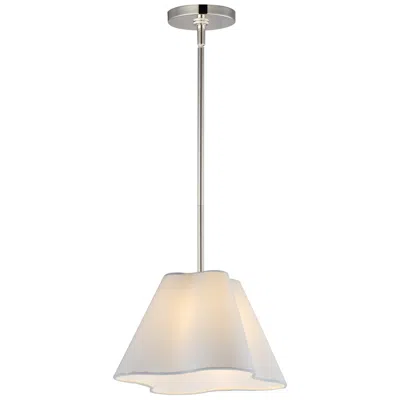 Maxim Saxon 14" Polished Nickel Pendant