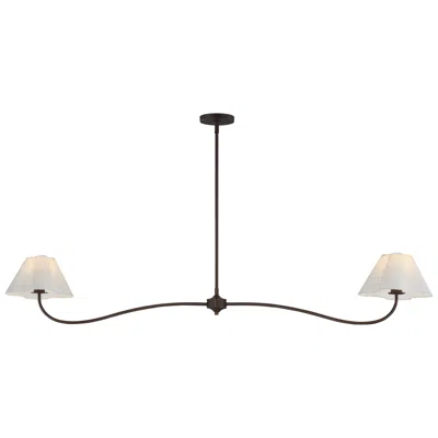 Maxim Saxon 62" Oil Rubbed Bronze 2-light Pendant