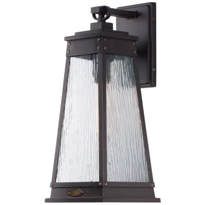 Maxim Schooner 17" High Olde Brass Outdoor Wall Light