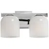 Maxim Scoop 2-light Bath Vanity Chrome