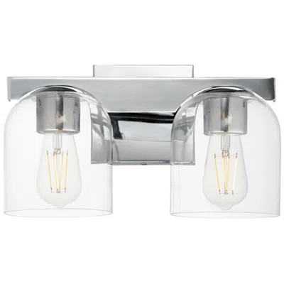 Maxim Scoop 2-light Bath Vanity Chrome