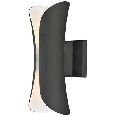 Maxim Scroll 13 1/2"h Architectural Bronze Led Outdoor Wall Light
