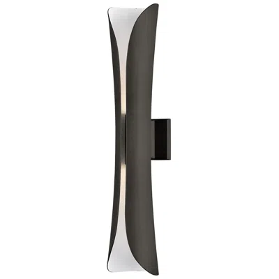 Maxim Scroll 30" High Architectural Bronze Led Outdoor Wall Light
