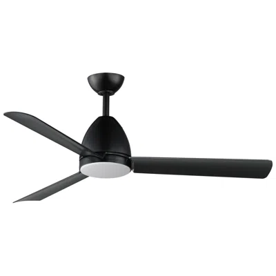 Maxim Seaborne 52" Black Marine Grade Fan W Led Light Kit