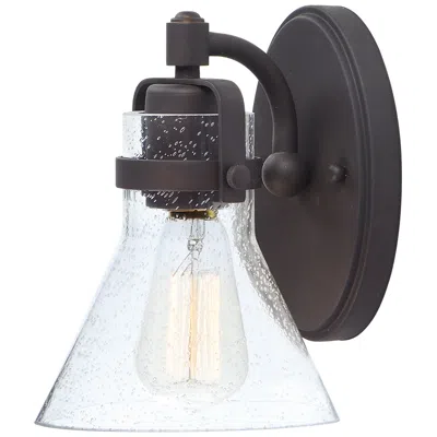Maxim Seafarer 1 Light 6" Wide Oil Rubbed Bronze Vanity Light