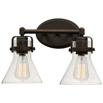 Maxim Seafarer 10"h Oil-rubbed Bronze 2-light Vanity Wall Sconce