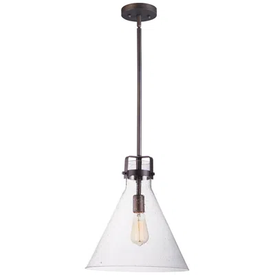 Maxim Seafarer 14" Wide Oil-rubbed Bronze Cone Pendant Light