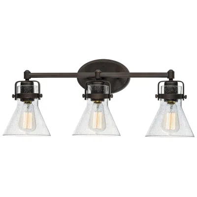 Maxim Seafarer 24 1/4" Wide Oil-rubbed Bronze 3-light Bath Light