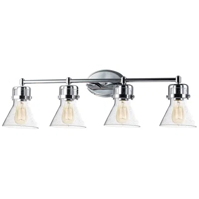 Maxim Seafarer 33 1/4"w Polished Chrome 4-light Bath Light