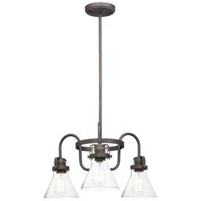 Maxim Seafarer 3-light 21.5" Wide Oil Rubbed Bronze Chandelier