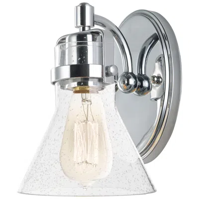 Maxim Seafarer 8 1/4" High Polished Chrome Wall Sconce