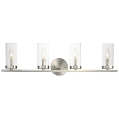 Maxim Sentinel 30" Wide Satin Nickel 4-light Bath Vanity