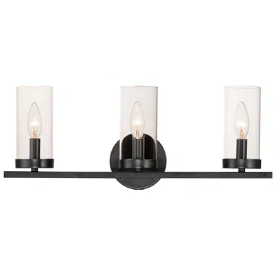 Maxim Sentinel 3-light Bath Vanity Black