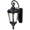 Maxim Sentry 22" High Black Outdoor Wall Light