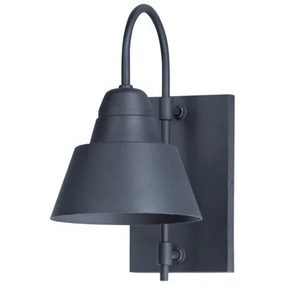 Maxim Shoreline 14 1/2" High Black Outdoor Wall Light
