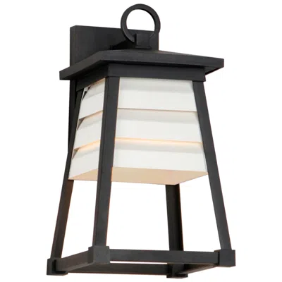 Maxim Shutters 1-light Small Outdoor Wall Sconce