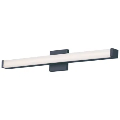 Maxim Spec 30" Wide Black Finish Modern Led Vanity Light