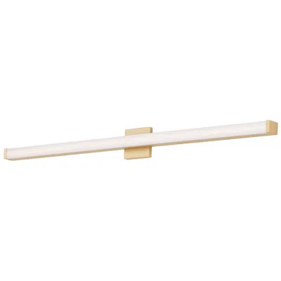 Maxim Spec 48" Wide Modern Linear Gold Led Bath Light