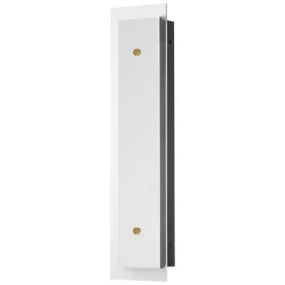 Maxim Spectre 24" Black/natural Aged Brass Wall Sconce