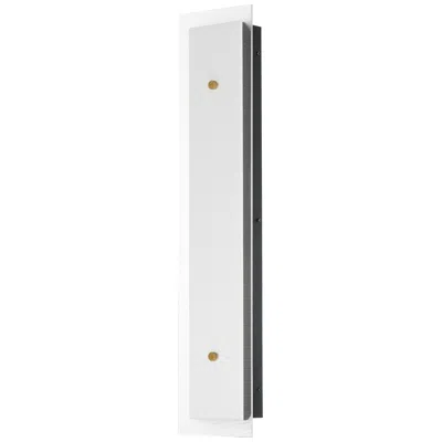 Maxim Spectre 30" Black/natural Aged Brass Wall Sconce
