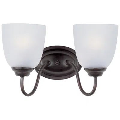 Maxim Stefan 2-light Traditional Bath Vanity Light