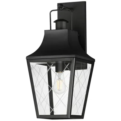 Maxim Storybook 21 1/2" High Black 1-light Outdoor Large Wall Sconce