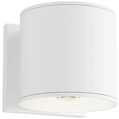 Maxim Stout 4 1/2" High White Round Indoor/outdoor Wall Sconce
