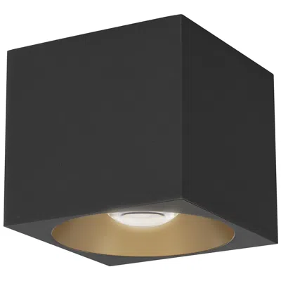 Maxim Stout 4 3/4" Wide Black Led Outdoor Ceiling Light