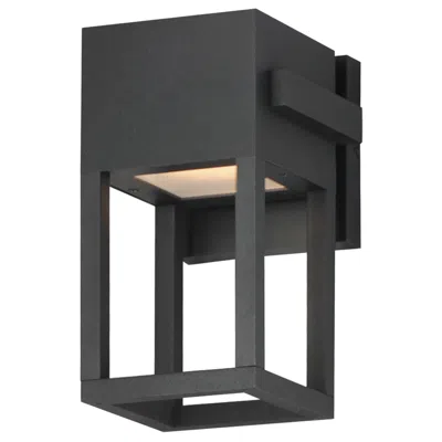 Maxim Strand Vx 10" Black Outdoor Led Wall Sconce