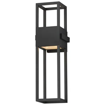 Maxim Strand Vx 24" High Black Outdoor Led Wall Light