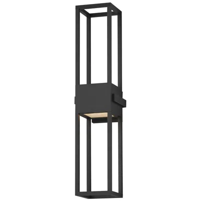 Maxim Strand Vx 31" Black Outdoor Led Wall Light