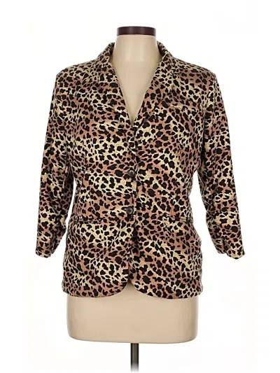 Pre-owned Maxim Studio Blazer Jacket In Gold