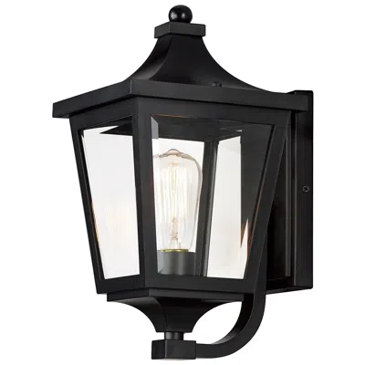 Maxim Sutton Place Vx 14 1/2" High Black Outdoor Wall Light