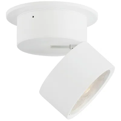 Maxim Swinger 5 1/4" White Adjustable Led Flush Mount