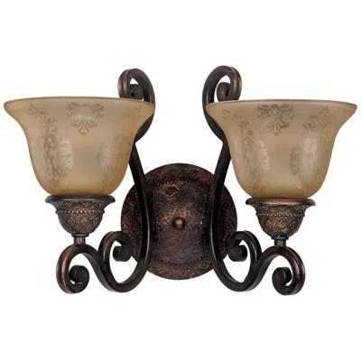 Maxim Symphony 16" Wide 2-light Oil Rubbed Bronze Wall Sconce