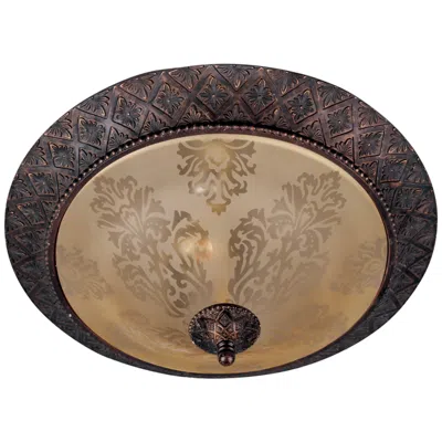 Maxim Symphony 19" Wide Oil-rubbed Bronze Traditional Ceiling Light