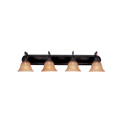 Maxim Symphony Oil-rubbed Bronze Four Light Bathroom Fixture