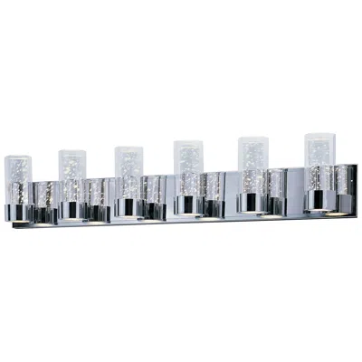 Maxim Sync 40 1/2"w Polished Chrome 6-light Led Bath Light