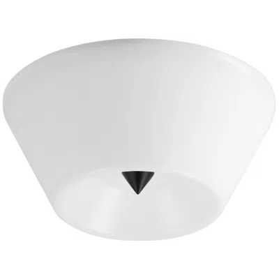 Maxim Tack 10" Wide Black Led Flush Mount