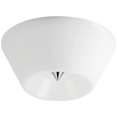 Maxim Tack 10" Wide Polished Chrome Led Flush Mount