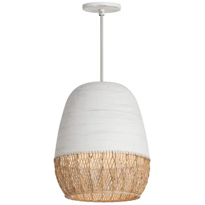 Maxim Tamba 15 3/4" Wide Ivory 1-light Pendant