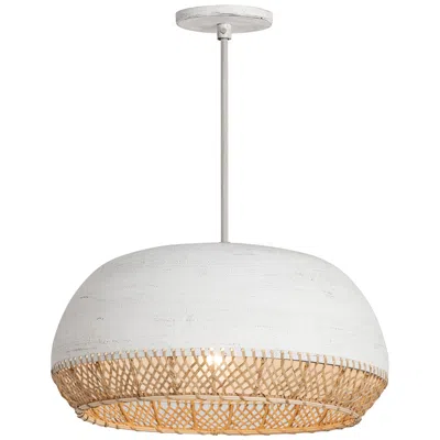 Maxim Tamba 18" Wide Ivory Large 1-light Pendant