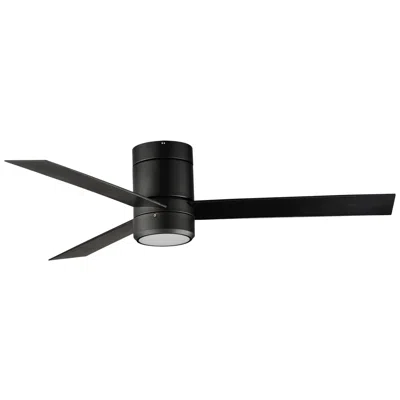 Maxim Tanker 52" Black 3-blade Hugger Fan W Led Light Kit