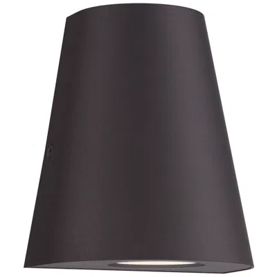 Maxim Taper 6" High Architectural Bronze Mini Led Outdoor Wall Sconce