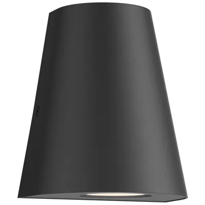 Maxim Taper 6" High Black Mini Led Outdoor Wall Sconce