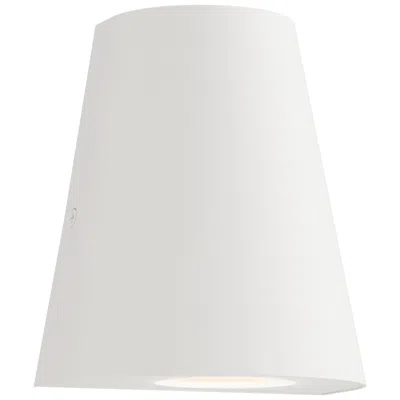 Maxim Taper 6" High White Mini Led Outdoor Wall Sconce
