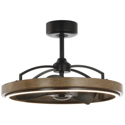 Maxim Teton 28 1/2" Driftwood/black Led Fandelight