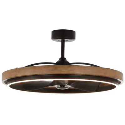 Maxim Teton 36 1/4" Driftwood/black Led Fandelight