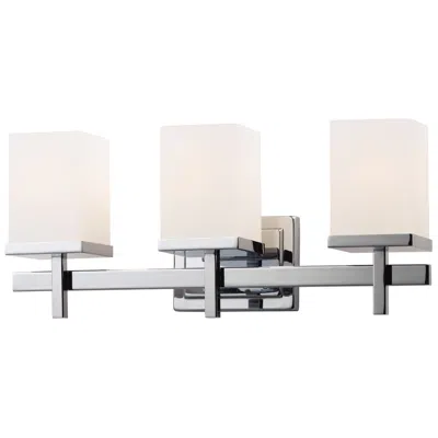 Maxim Tetra 22" Wide Polished Chrome 3-light Bath Light
